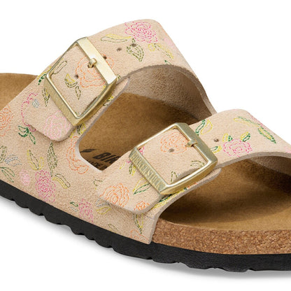 Sandcastle Flower Print Sandals