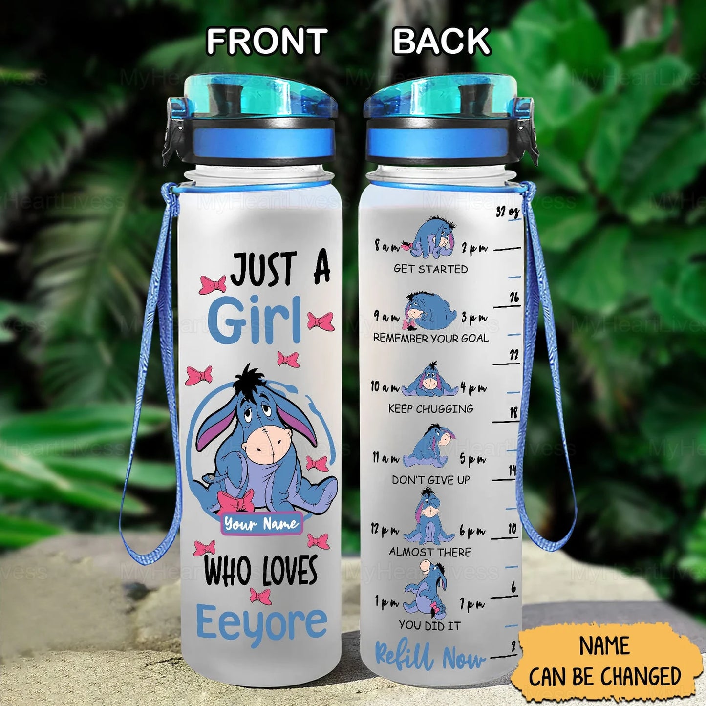 Just a girl who loves Eeyore - Water Bottle