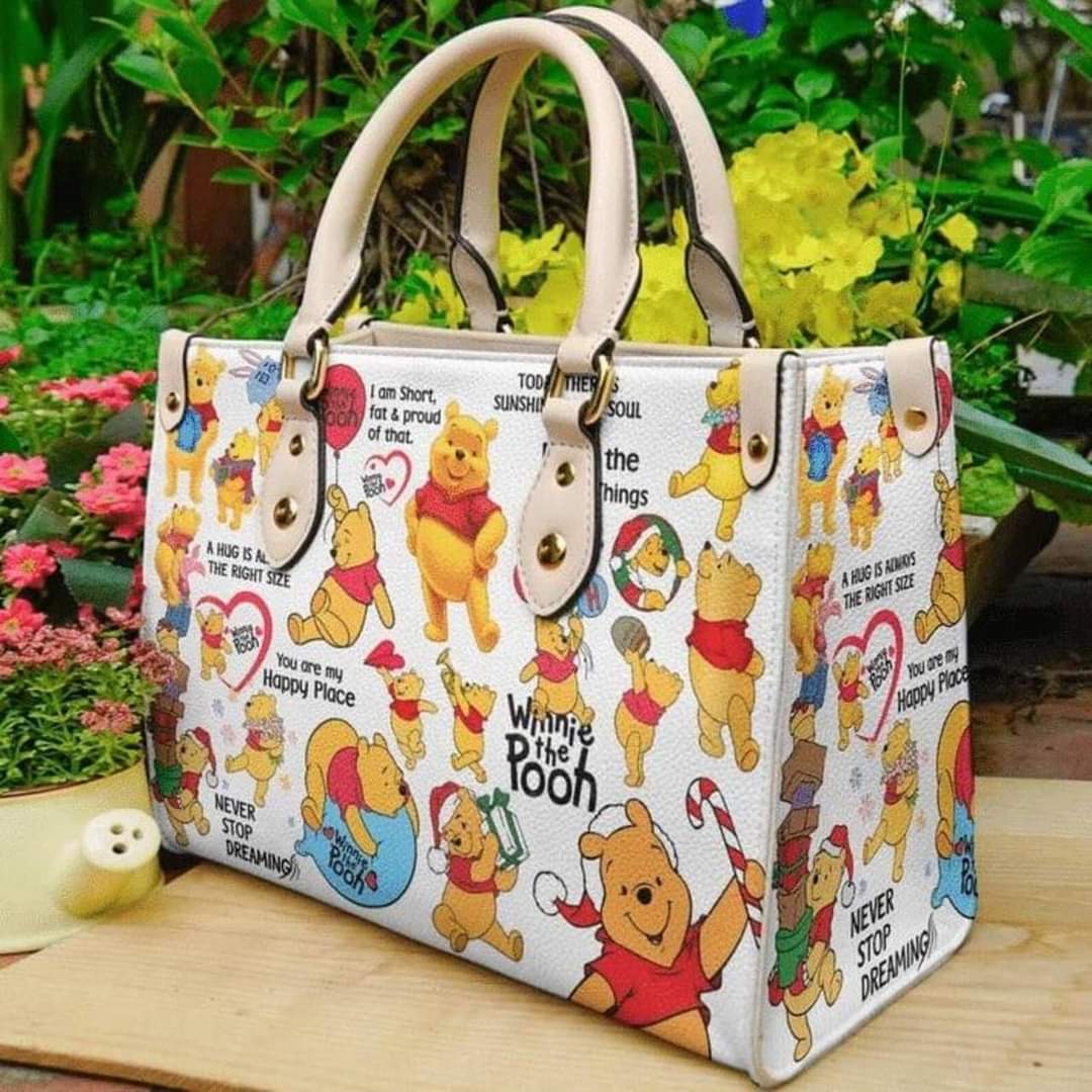 Pooh leather bag