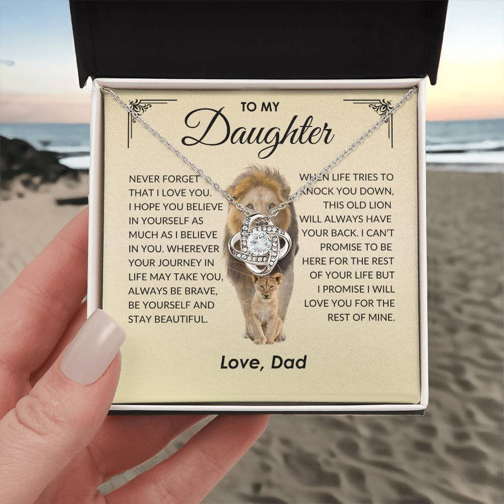 DAUGHTER NECKLACE THIS OLD LION   💗