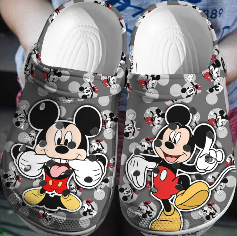 Mickey and Minnie Mouse Clogs