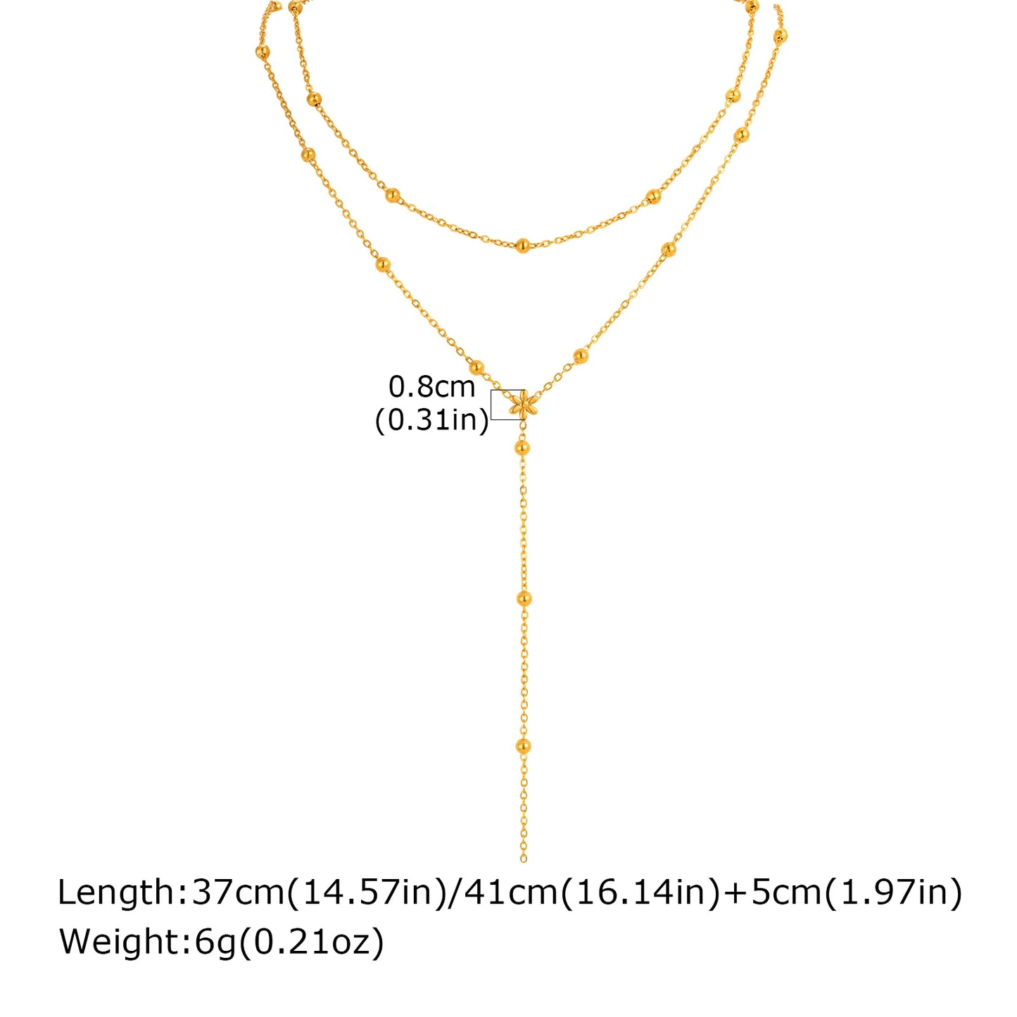 Trace Lariat Necklace