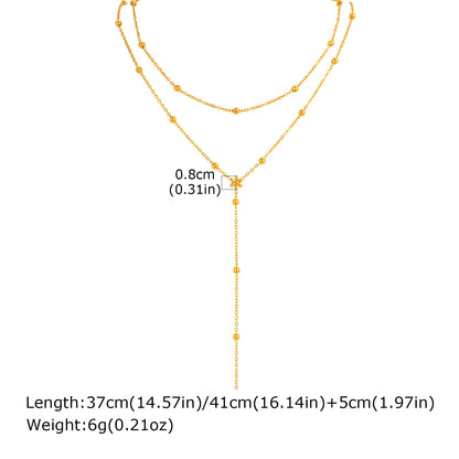 Trace Lariat Necklace