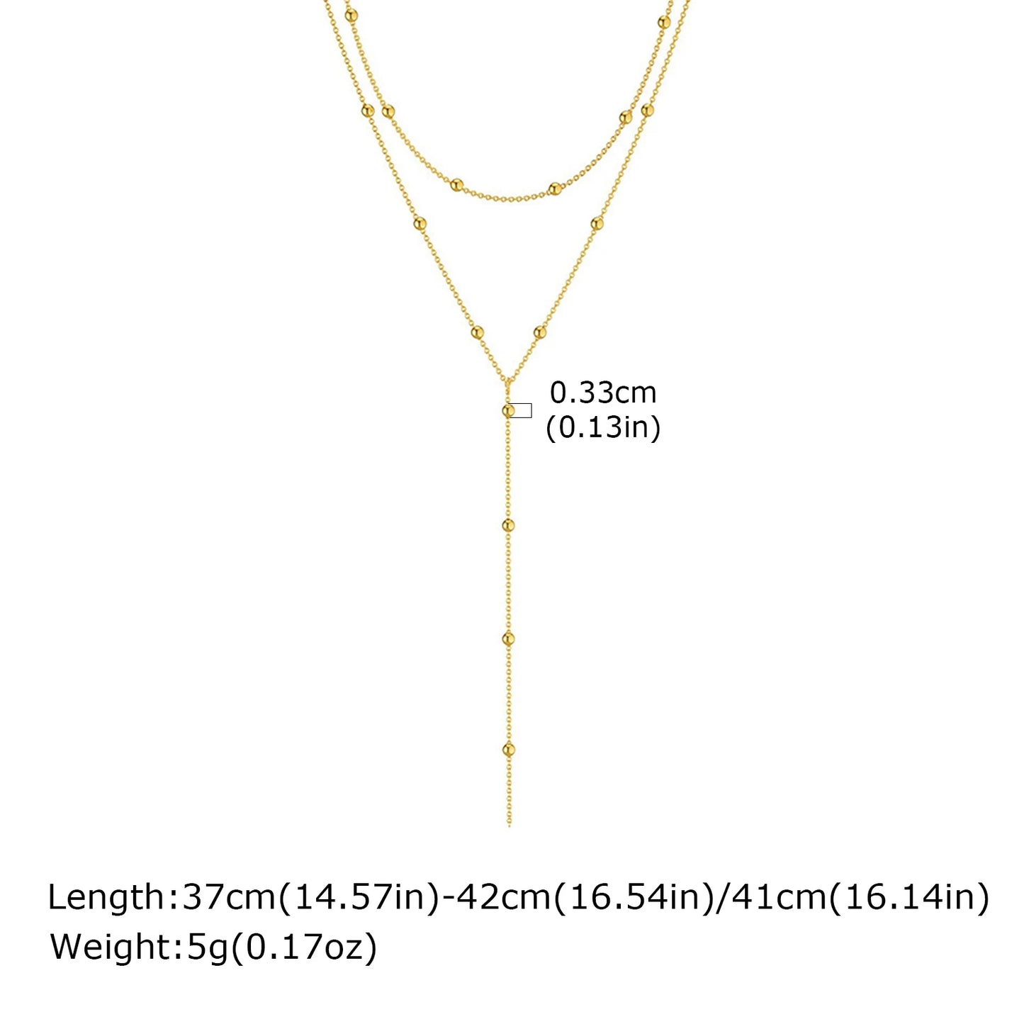 Trace Lariat Necklace
