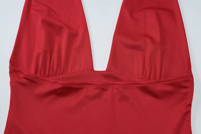 Plunge Tie Top