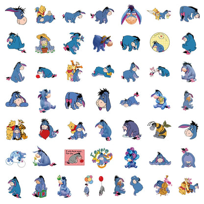 Cute Eeyore Catoon Stickers for Toys Notebook Laptop Fridge Phone Bike