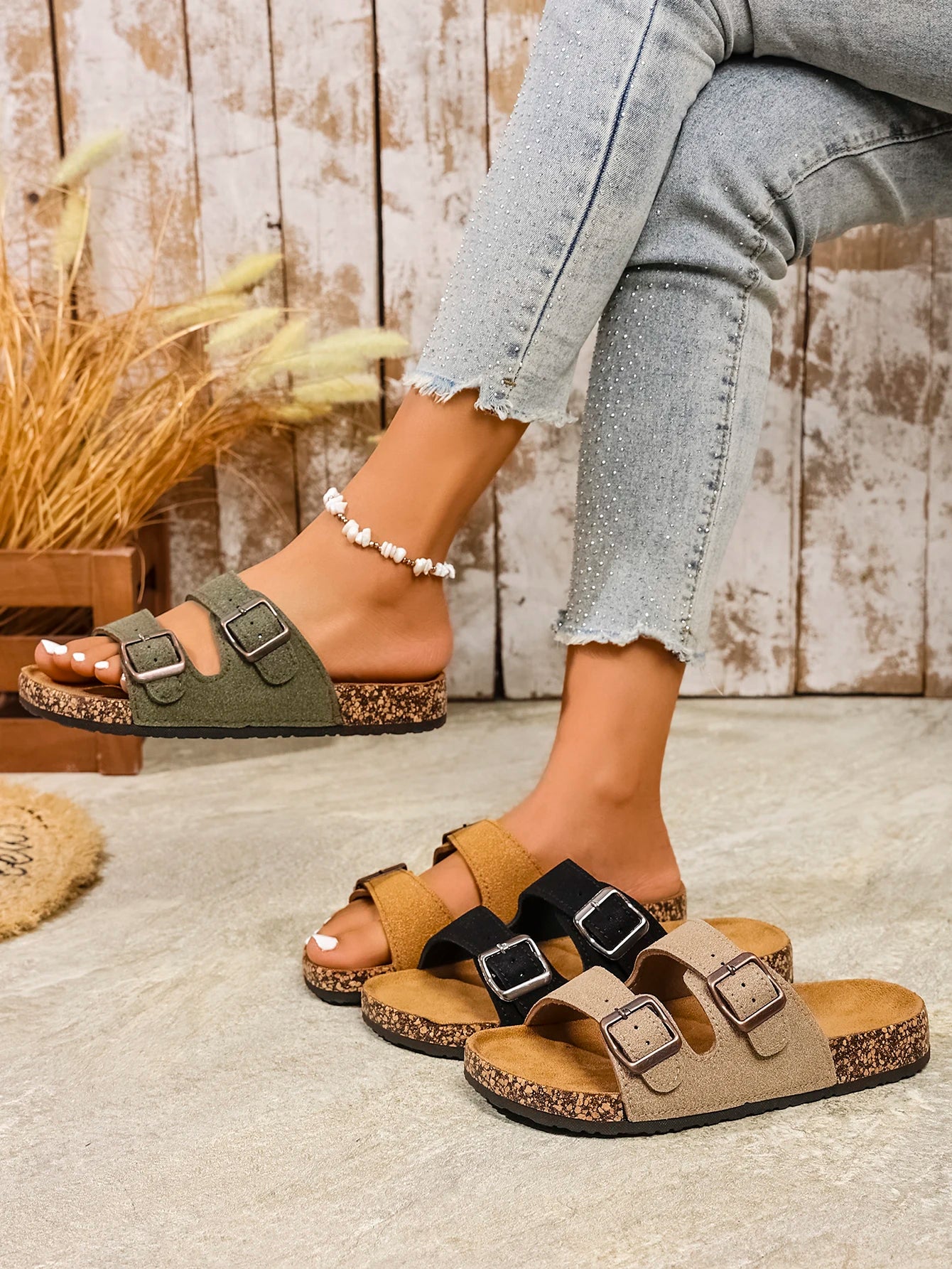 Sable Sandals