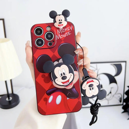 Mickey & Minnie Mouse iPhone Case with Rope