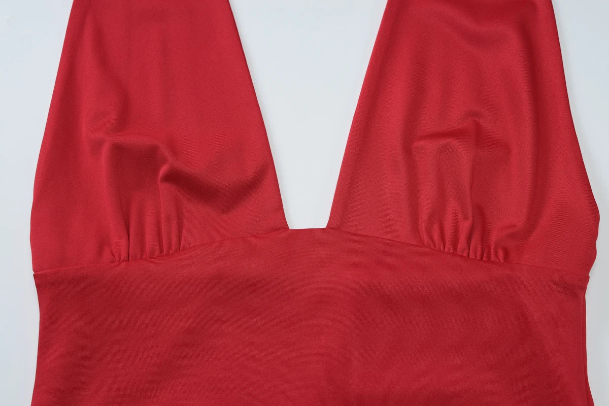Plunge Tie Top