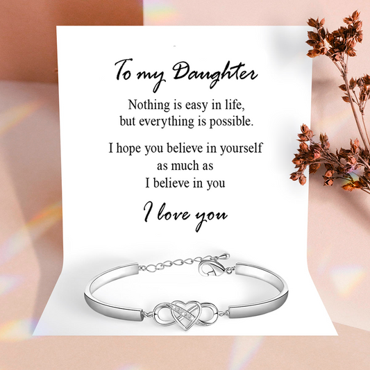 To my Daughter - Infinity bracelet