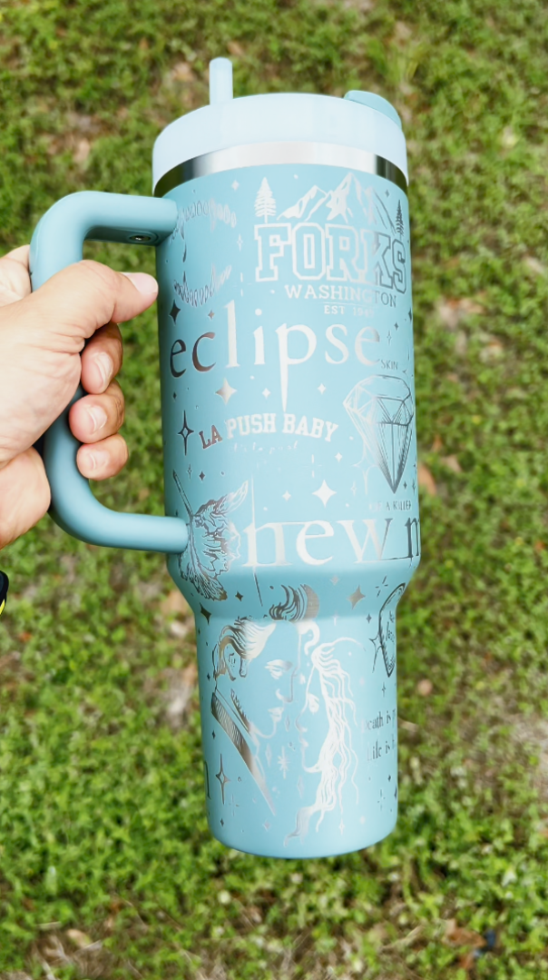 Stanley x Twilight theme Engraved  40oz Tumbler