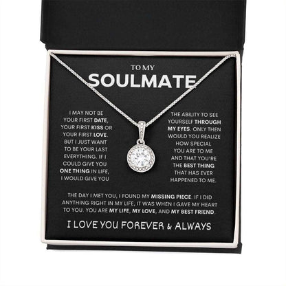 To My Soulmate | You Are My Best Friend | Eternal Hope Necklace | Gift For Her