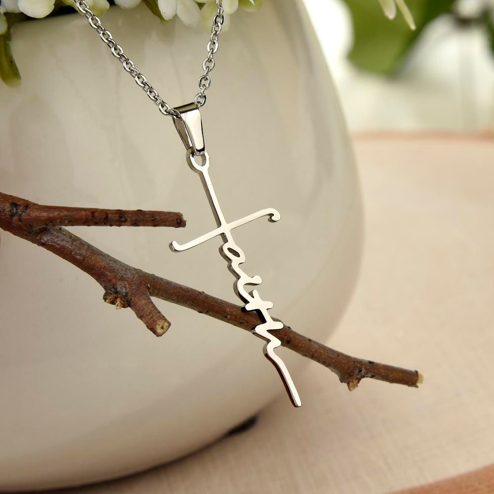 Faith Cross Necklace - Beautiful Daughter